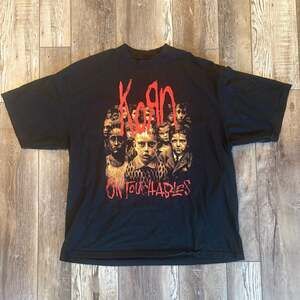 Korn Untouchables Album Cover Graphic T Shirt Black 2XL